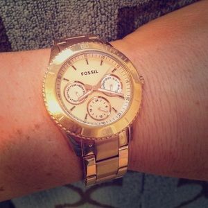 Fossil Rose Gold Watch!
