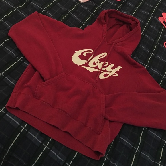 Red obey sweatshirt