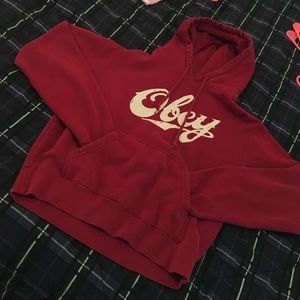 Red obey sweatshirt