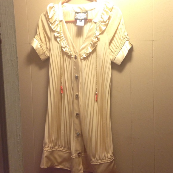 100% silk dress