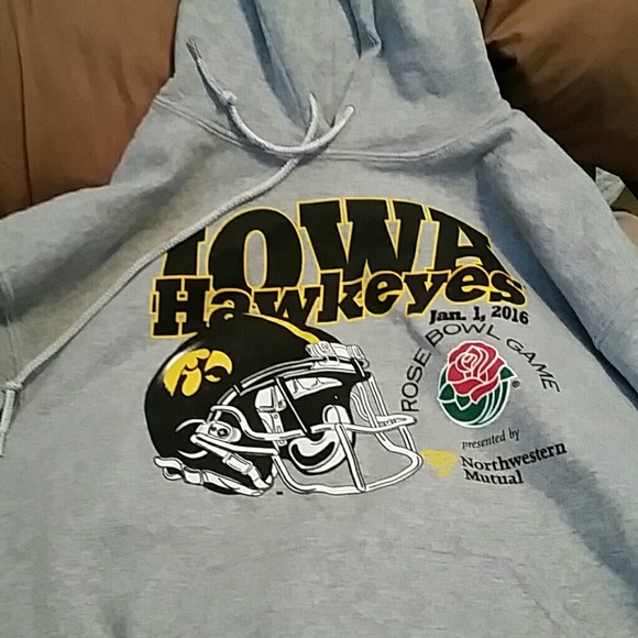 Iowa Hawkeye rose bowl hoodie