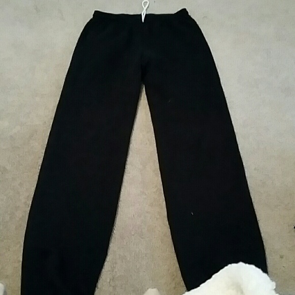 printed black sweatpants