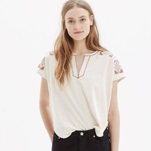 Embroidered Madewell tee