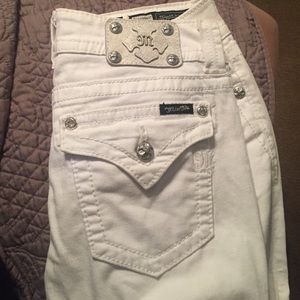 Miss me white jeans
