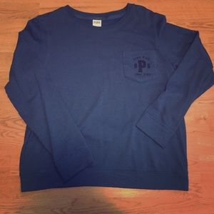 Navy blue Victoria's Secret PINK crew neck