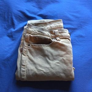 Kaki colored high waisted urban outfitters jeans