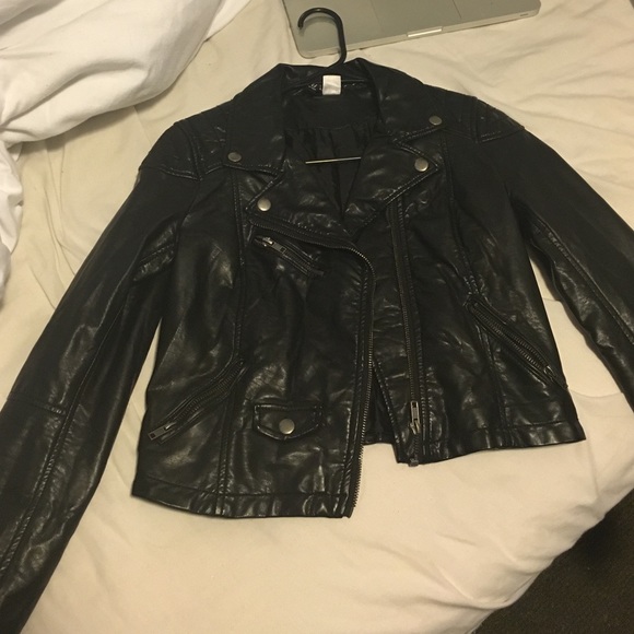 H&M leather jacket