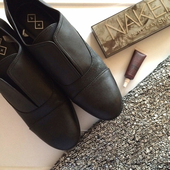A+ Shoes - Black oxfords