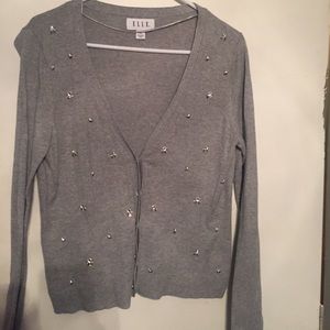 Grey cardigan