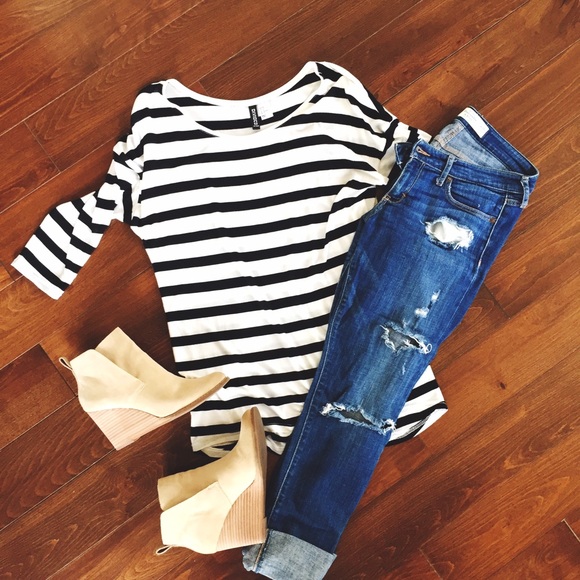 Tops - Long sleeved - Soft Stripe Shirt