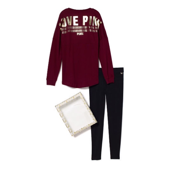 PINK Victoria's Secret Sweaters - 💢Last One💢Vs Pink Crew & Legging Set