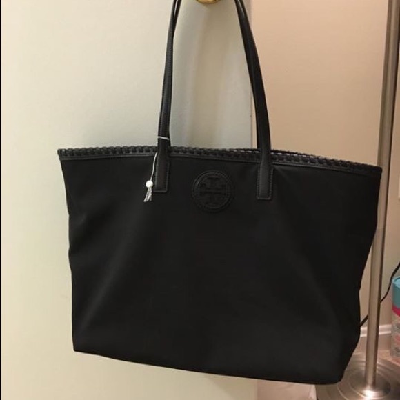 Tory Burch Handbags - Tory burch Marion nylon tote black