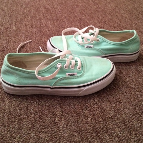 Mint green vans