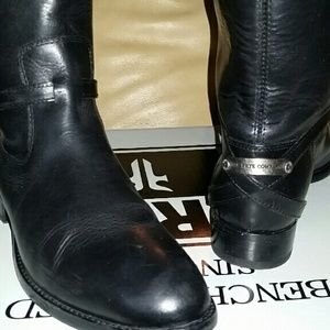 Frye black tall boots