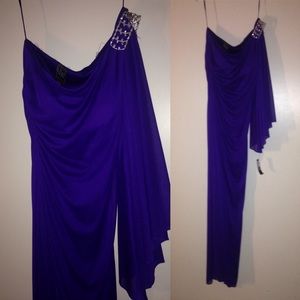 Long purple classy dress