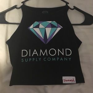 Diamond supply co. Crop top