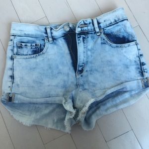 High waisted shorts