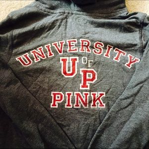 VS PINK Gray Hoodie