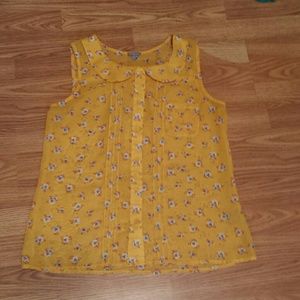 Floral Sleeveless Blouse