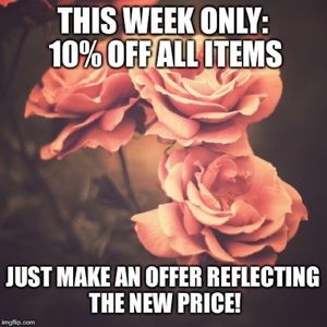 10% OFF ALL ITEMS