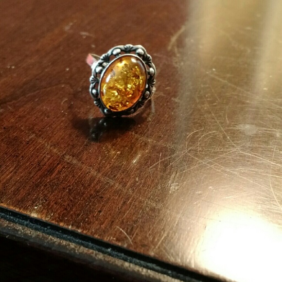 Amber ring
