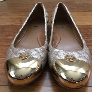 Quilted Tory Burch flats