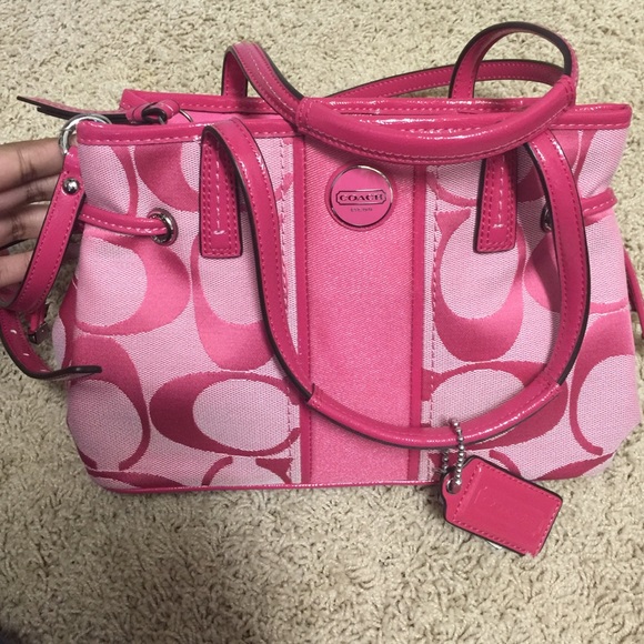 Pink Coach Bag