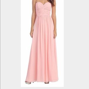 Prom/15dress pink long dress