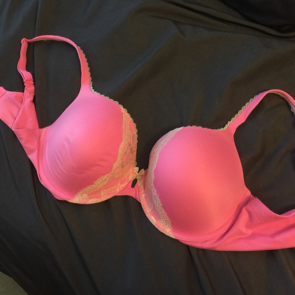Victoria's Secret pink push-up bra
