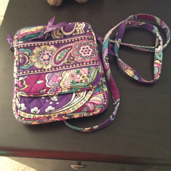 Vera Bradley small hipster bad in Heather