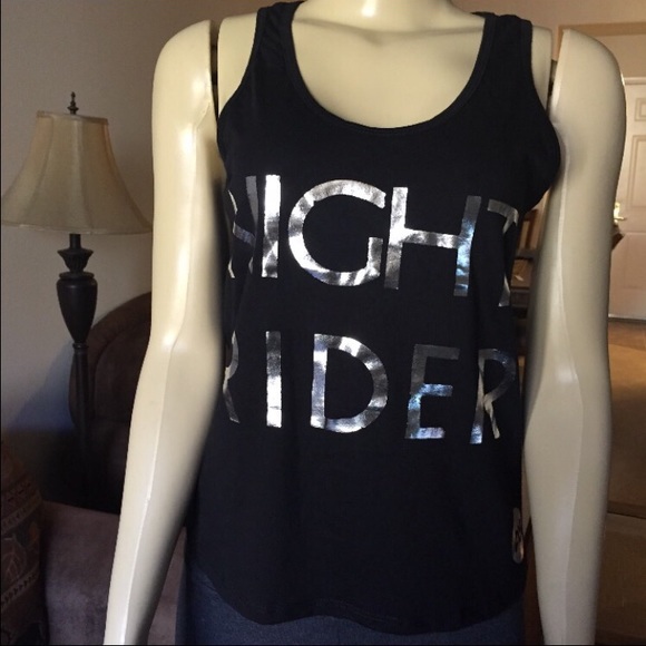 FlyWheel Night Rider Black Tank Top - Picture 3 of 4
