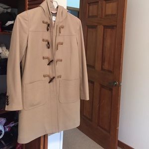 Jcrew wool cashmere coat with thinsulate
