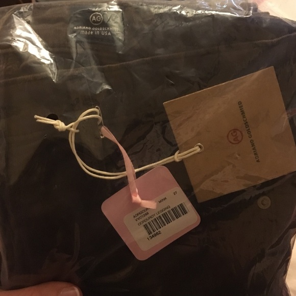 Ag mink courd leggings still in package sz 27