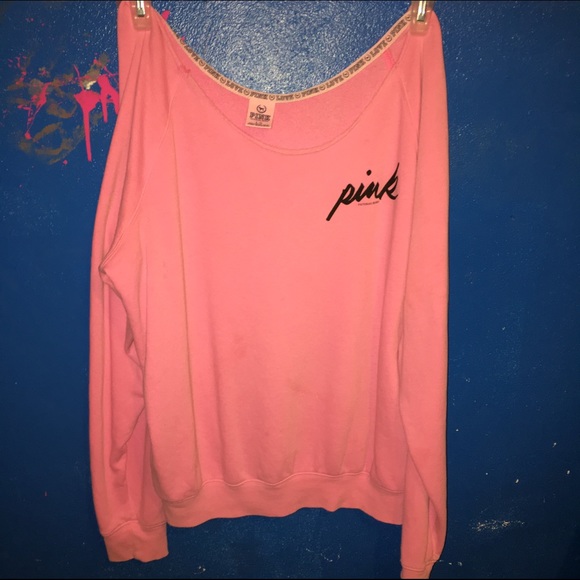 VS Pink Slouchy Sweater