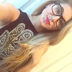 clear "hipster" glasses