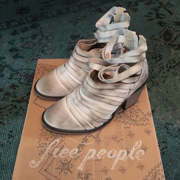 Free People Hybrid Booties in Washed Grey