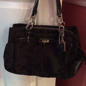 Coach purse also comes with coach protection bag