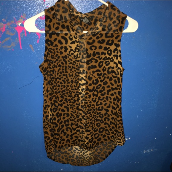 Leopard tank top