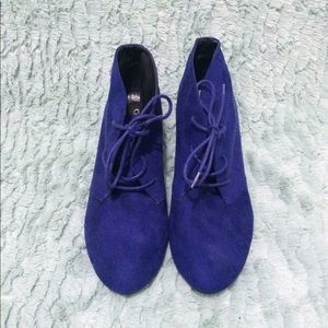 Blue Suede Boots