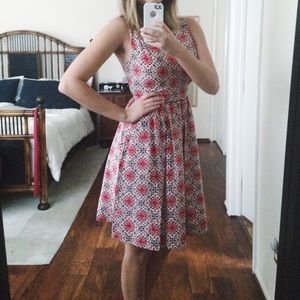 Jcrew patterened dress