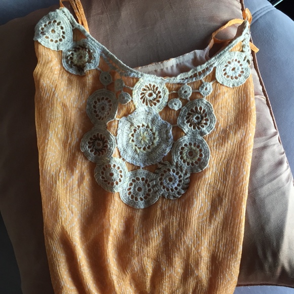 Free people silk top - Picture 1 of 4