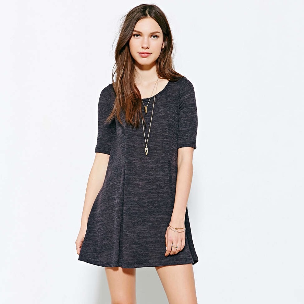 Sweater Swing Dress from Urban Outfitters GREY!