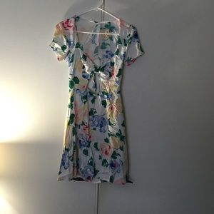 UO Floral cutout dress