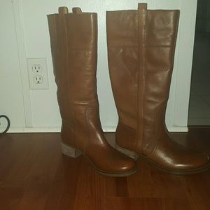 Lucky Brand Blue Jeans America Boots