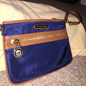 Navy Authentic Michael Kors Wristlet