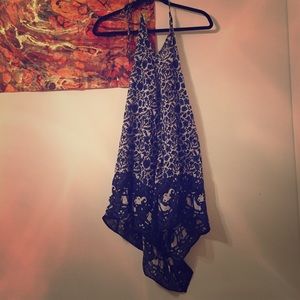 Urban Outfitters halter, backless elephant dress