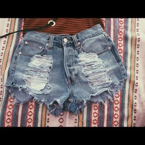 MINKPINK High Rise cheeky shorts
