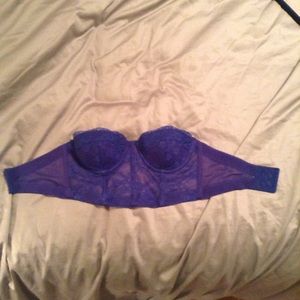 Strapless corset bra