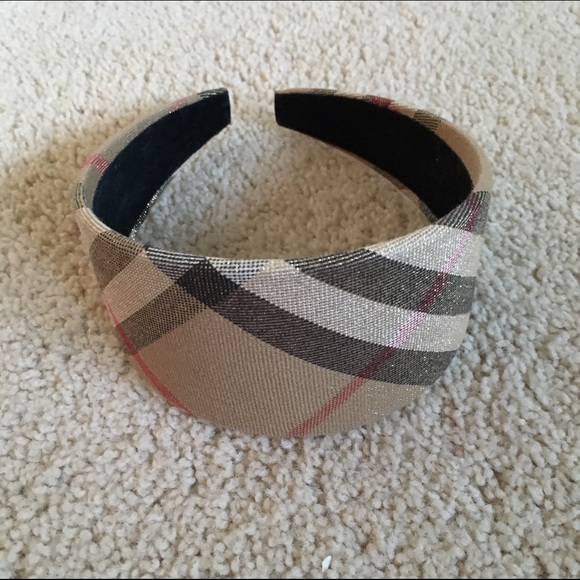 Authentic wide Burberry headband