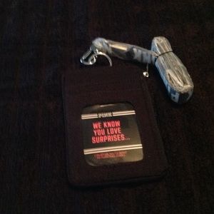 BNWT pink I.d. holder